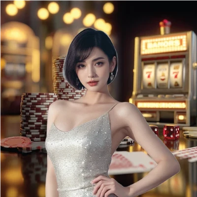 Player spinning reels on modern slot casino game